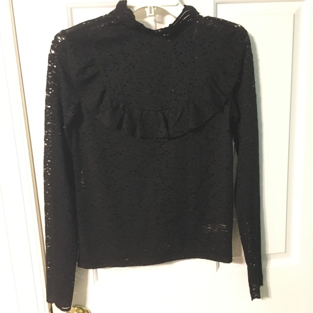 Arizona Jean Co Black Textured Shirt NWT